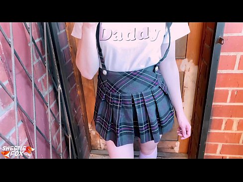 ❤️ Ang mag-aaral na babae ay sumipsip ng kanyang titi nang malalim at nag-fucks sa halip na mga klase. ❤️ Anal video sa amin ❌